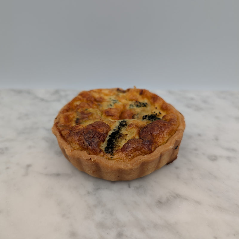 Gluten Free Broccoli and Blue Cheese Quiche