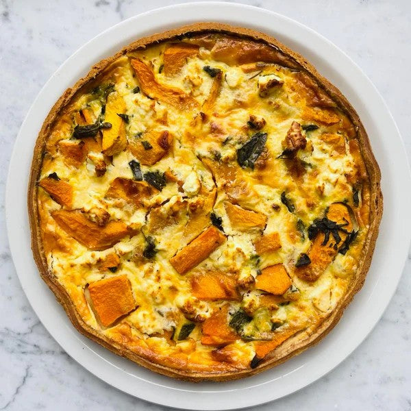 Whole Mushroom, Sorrel and Truffle Cheddar Quiche