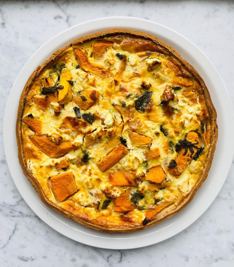 Whole Mushroom, Sorrel and Truffle Cheddar Quiche