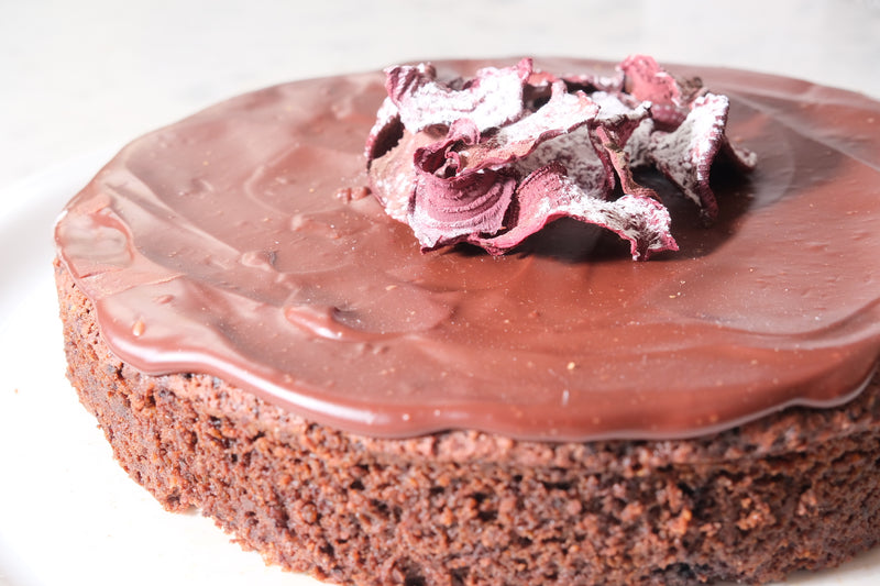 Whole chocolate and beetroot cake
